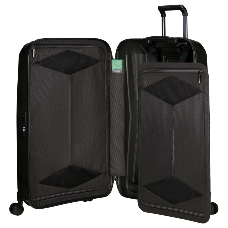 Samsonite Selection Major-Lite - 4-Rollen-Trolley L 77 cm (schwarz)