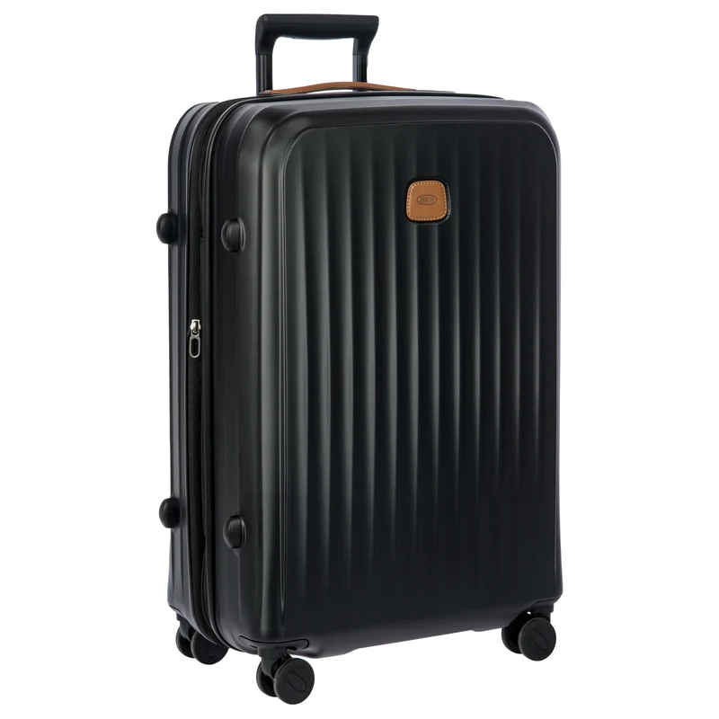 Brics Taormina - 4-Rollen-Trolley M 69 cm erw. (schwarz)