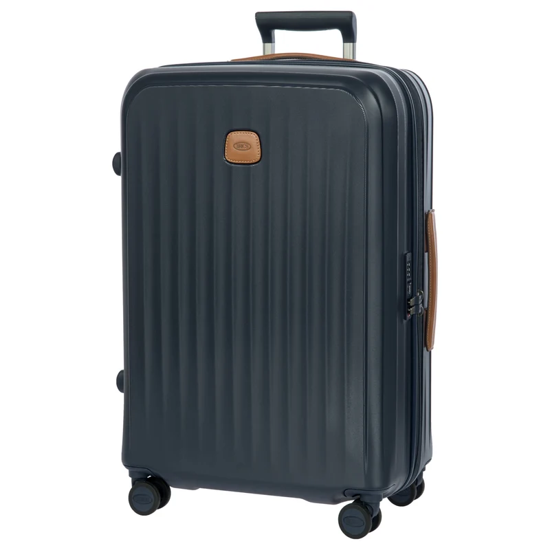 Brics Taormina - 4-Rollen-Trolley M 69 cm erw. (blau)