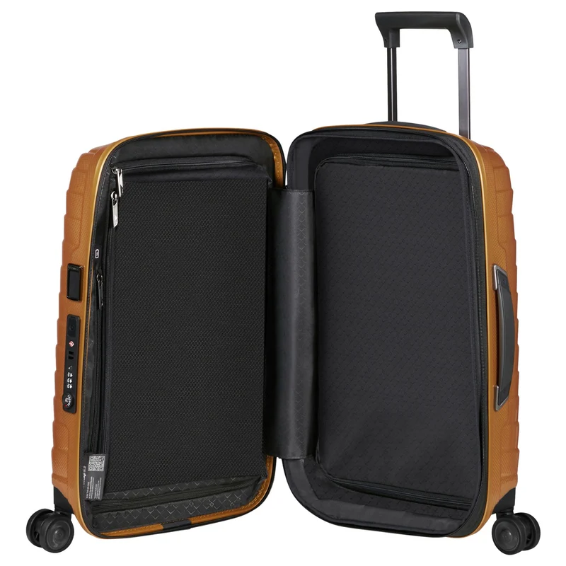 Samsonite Selection Proxis - 4-Rollen-Kabinentrolley 55 cm erw. (honey gold)