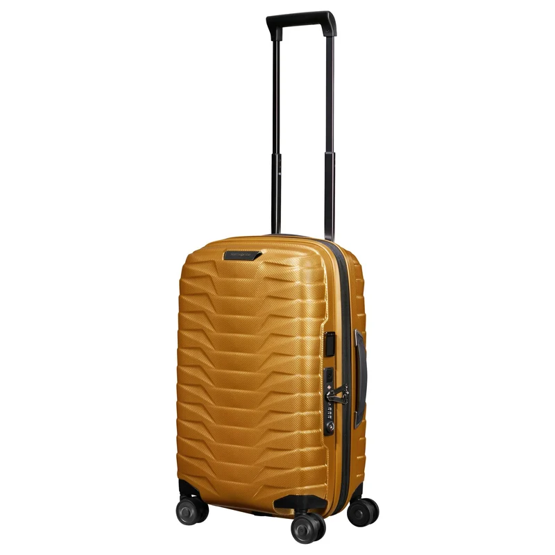 Samsonite Selection Proxis - 4-Rollen-Kabinentrolley 55 cm erw. (honey gold)