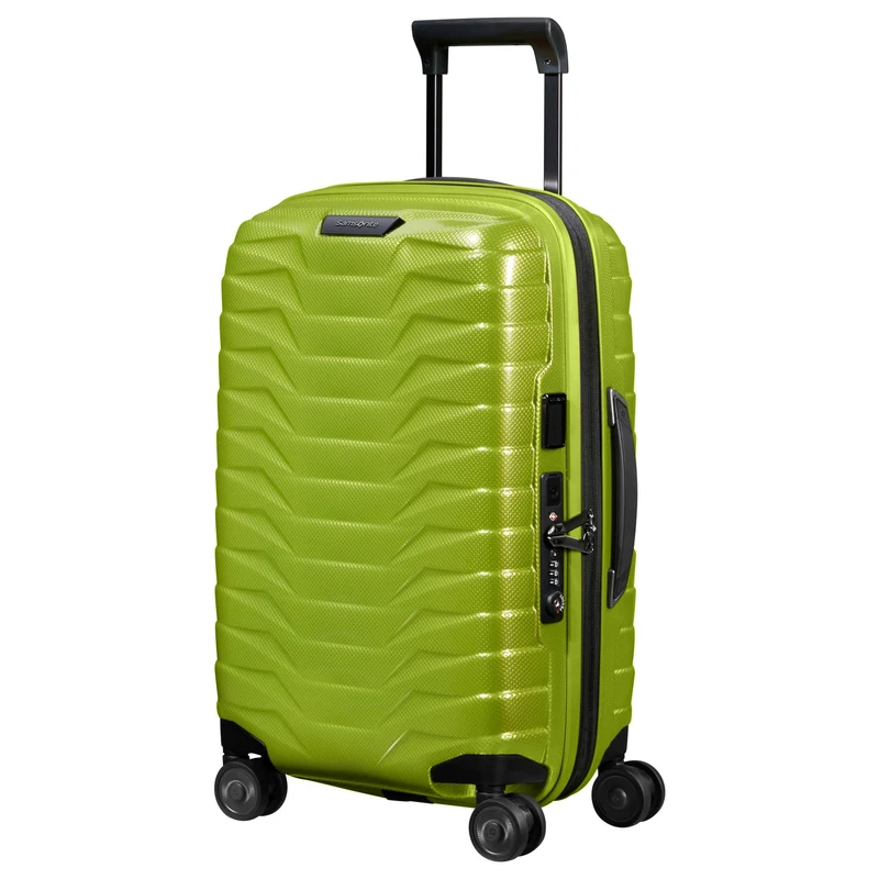 Samsonite Selection Proxis - 4-Rollen-Kabinentrolley 55 cm erw. (lime)