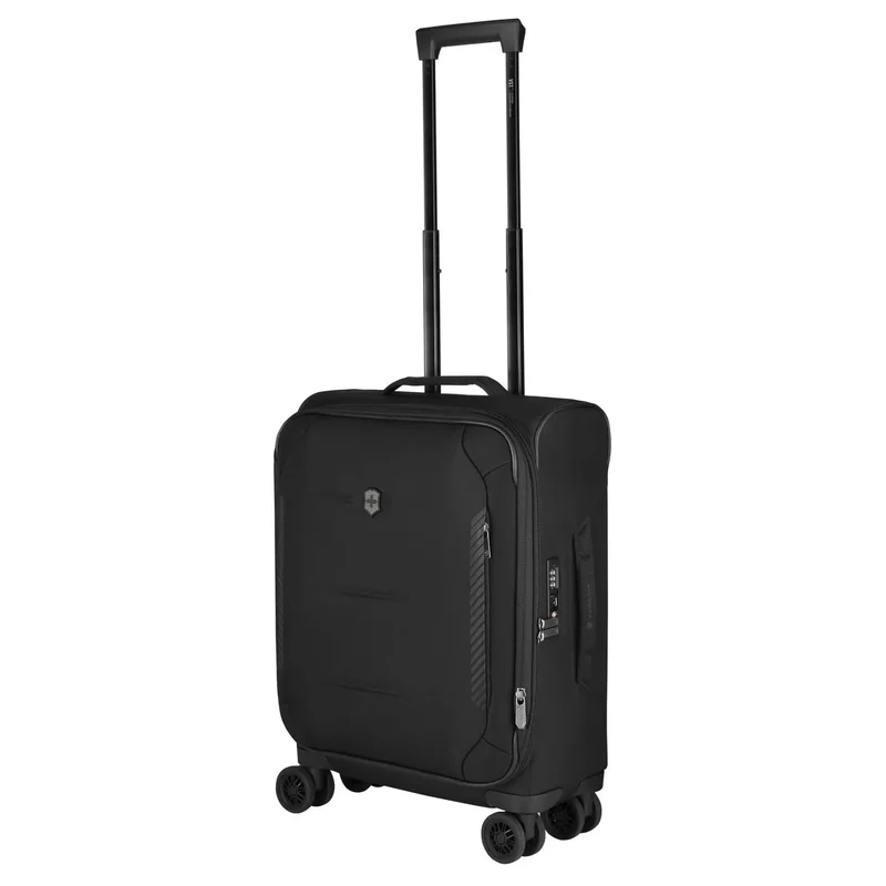Victorinox Crosslight Global Softside - 4-Rollen-Kabinentrolley 55 cm erw. (black)