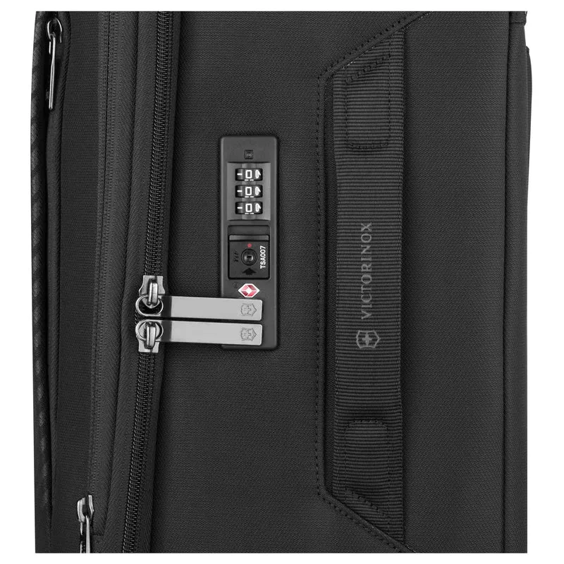 Victorinox Crosslight Global Softside - 4-Rollen-Kabinentrolley 55 cm erw. (black)
