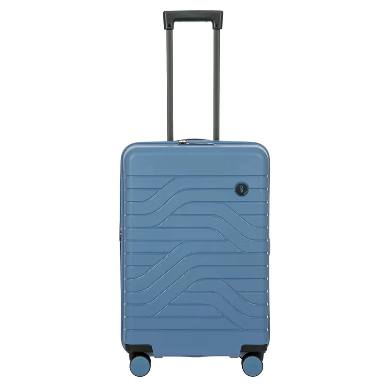 Brics BY Ulisse - 4-Rollen-Trolley 65 cm erw. (grey blue)