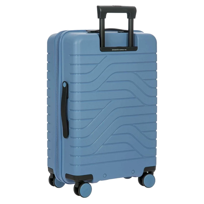 Brics BY Ulisse - 4-Rollen-Trolley 65 cm erw. (grey blue)