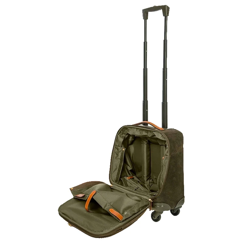 Brics Life Pilota Mobile Office Spinner 4-Rollen-Businesstrolley 43 cm (olive)