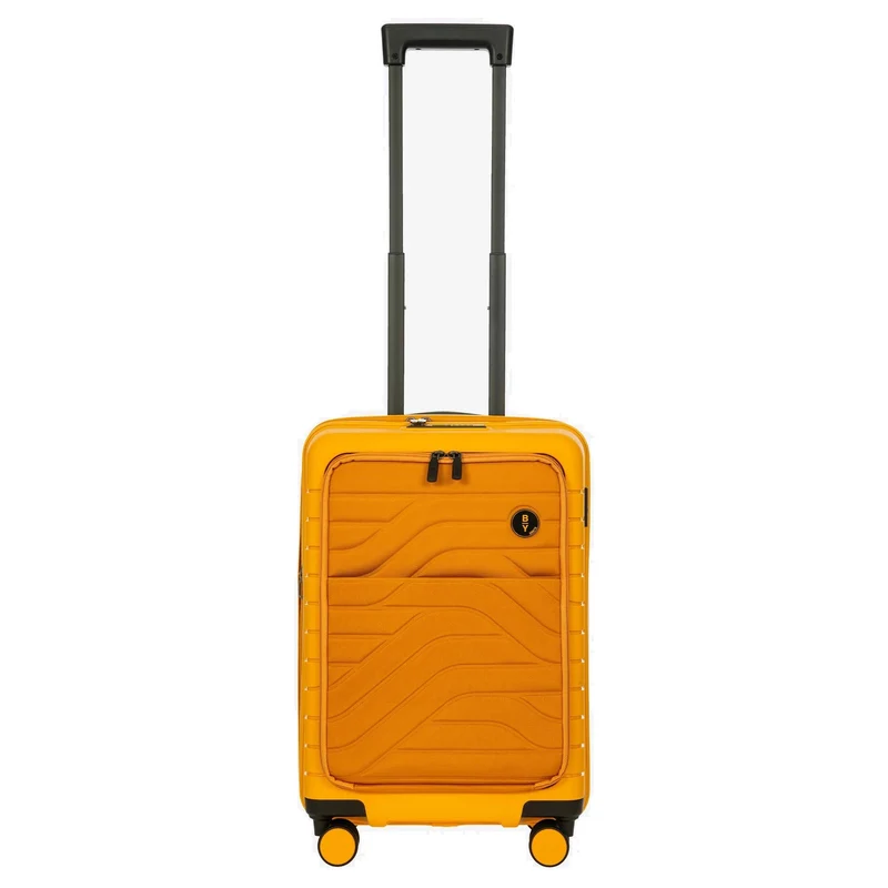 Brics BY Ulisse - 4-Rollen-Kabinentrolley mit Vortasche 55 cm erw. USB (mango)