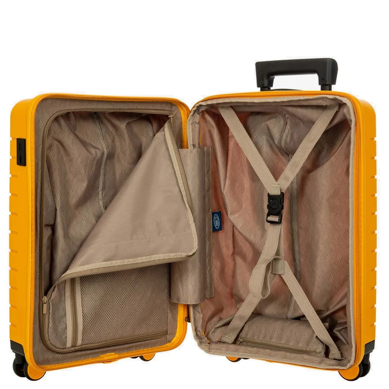 Brics BY Ulisse - 4-Rollen-Kabinentrolley mit Vortasche 55 cm erw. USB (mango)