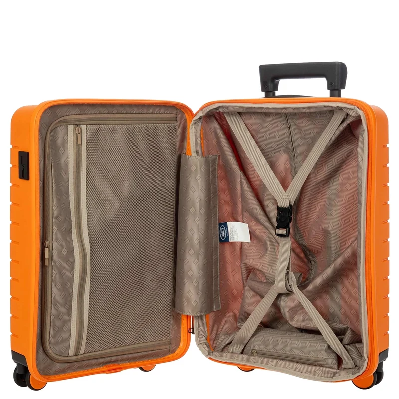 Brics BY Ulisse - 4-Rollen-Kabinentrolley 55 cm erw. (orange)