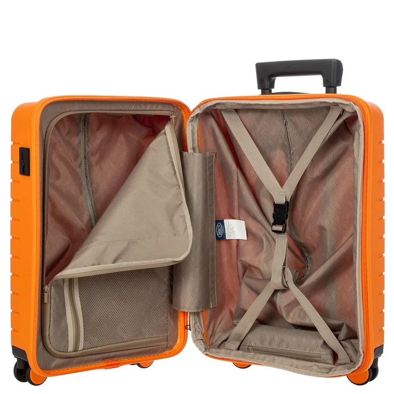 Brics BY Ulisse - 4-Rollen-Kabinentrolley 55 cm erw. (orange)