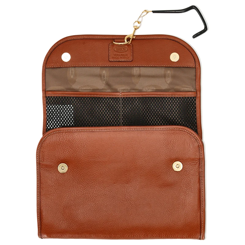 Brics Life Pelle - Kulturbeutel 30 cm (cognac)