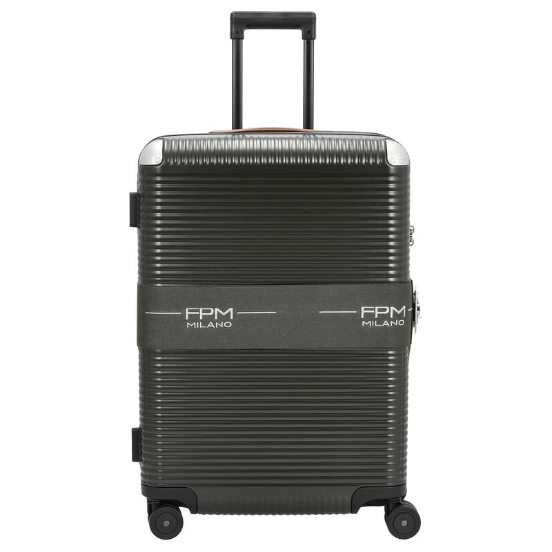 FPM Milano Bank Zip Deluxe Spinner 68 - 4-Rollen-Trolley M 68 cm (moss green)
