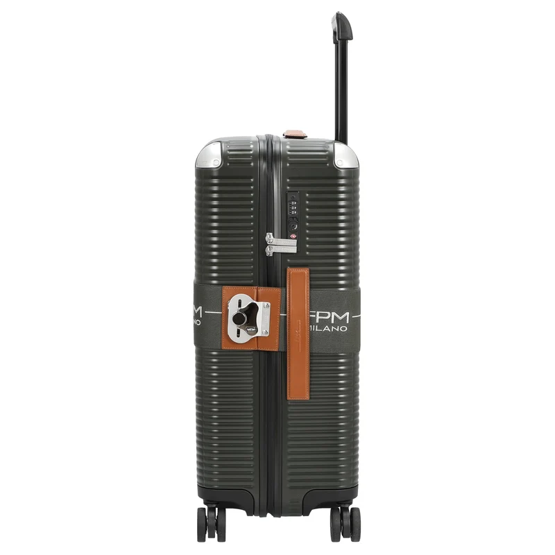 FPM Milano Bank Zip Deluxe Spinner 68 - 4-Rollen-Trolley M 68 cm (moss green)