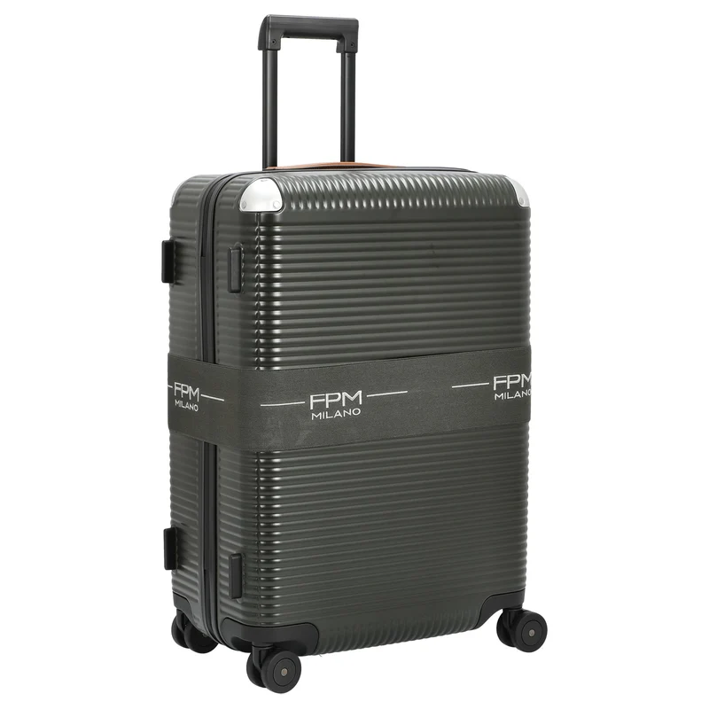 FPM Milano Bank Zip Deluxe Spinner 68 - 4-Rollen-Trolley M 68 cm (moss green)