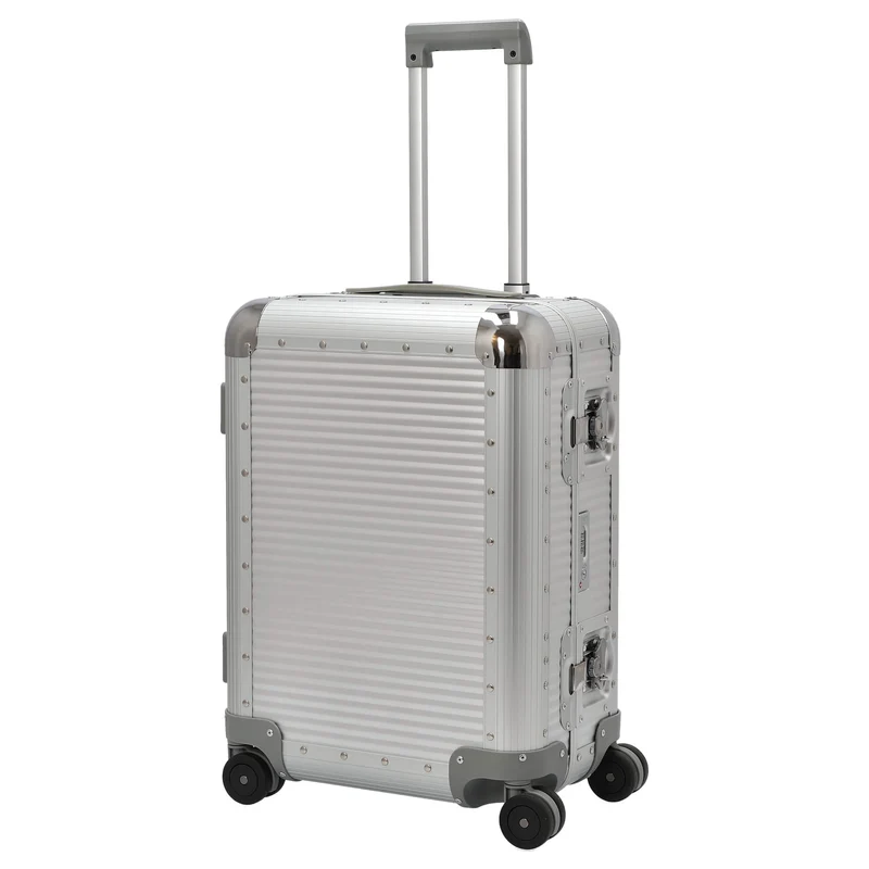 FPM Milano Bank S aluminum Spinner 55 M - 4-Rollen-Kabinentrolley 53 cm (moonlight silver)
