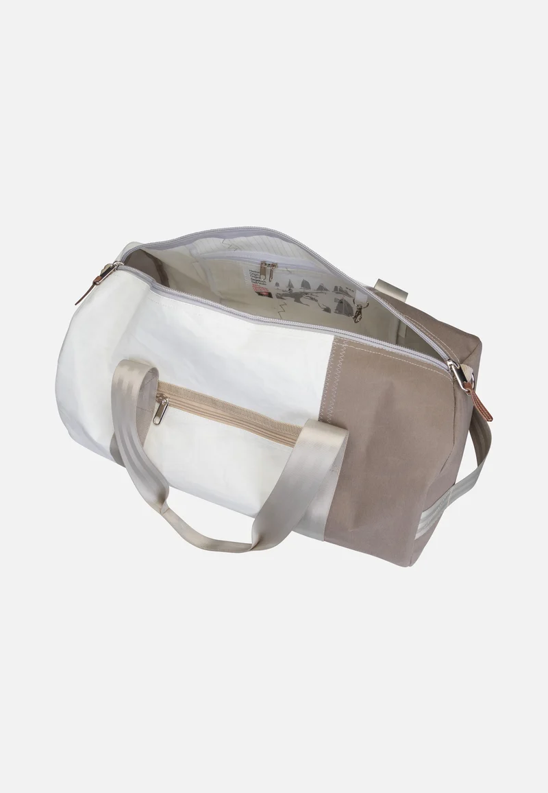 Pirat Weiß/Persenning Taupe/Grau/Bei - Dufflebag