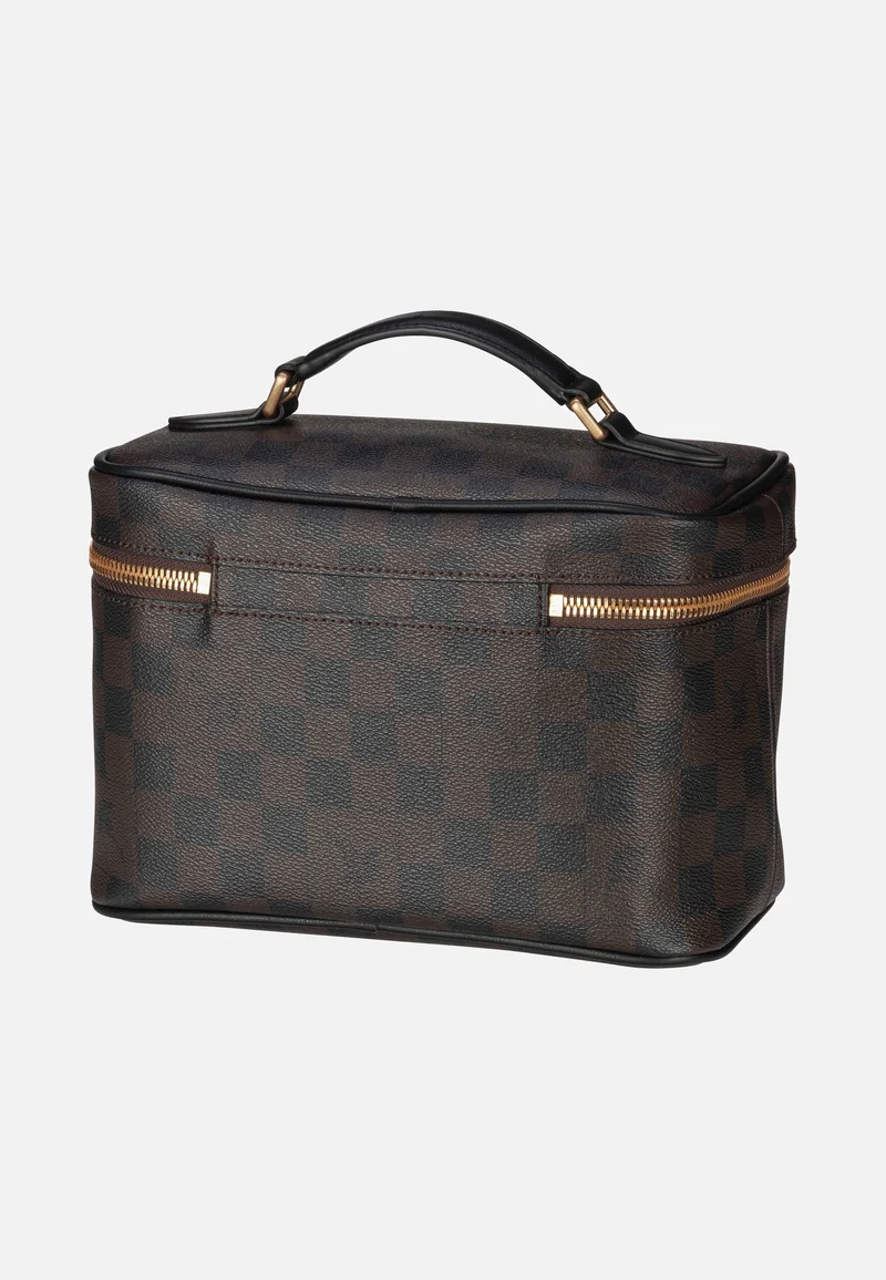 Cortina Piazza Flora Washbag MHZ Seal Brown - Kosmetikkoffer