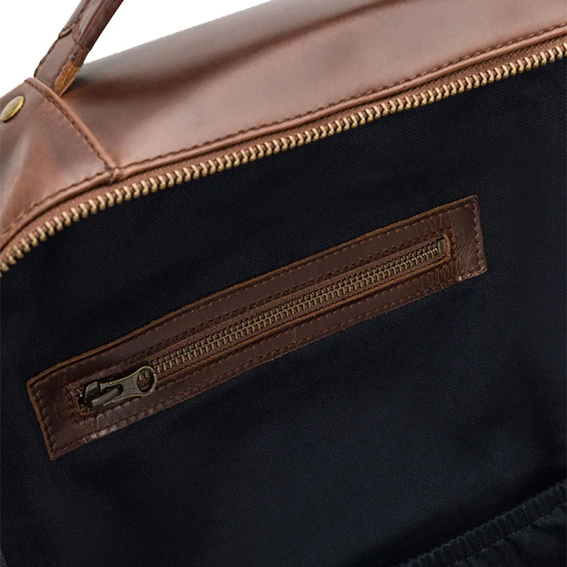 Buckle & Seam Leon - Rucksack 15" 41 cm (brown/blu)
