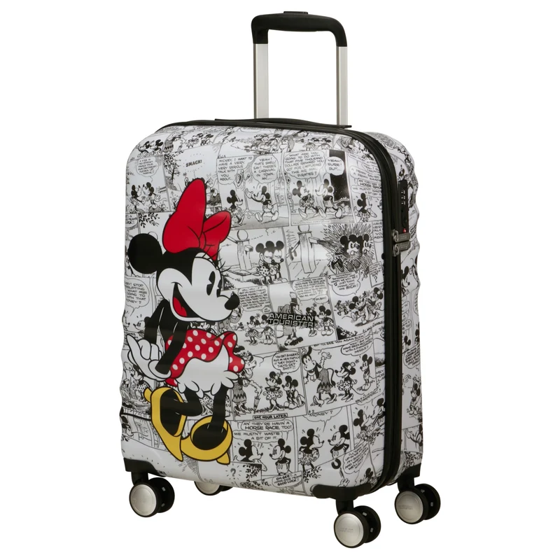 American Tourister Wavebreaker Disney - 4-Rollen-Kabinentrolley 55 cm (weiß)