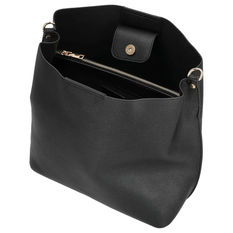 Seidenfelt Meloy Hobo - Schultertasche (black)