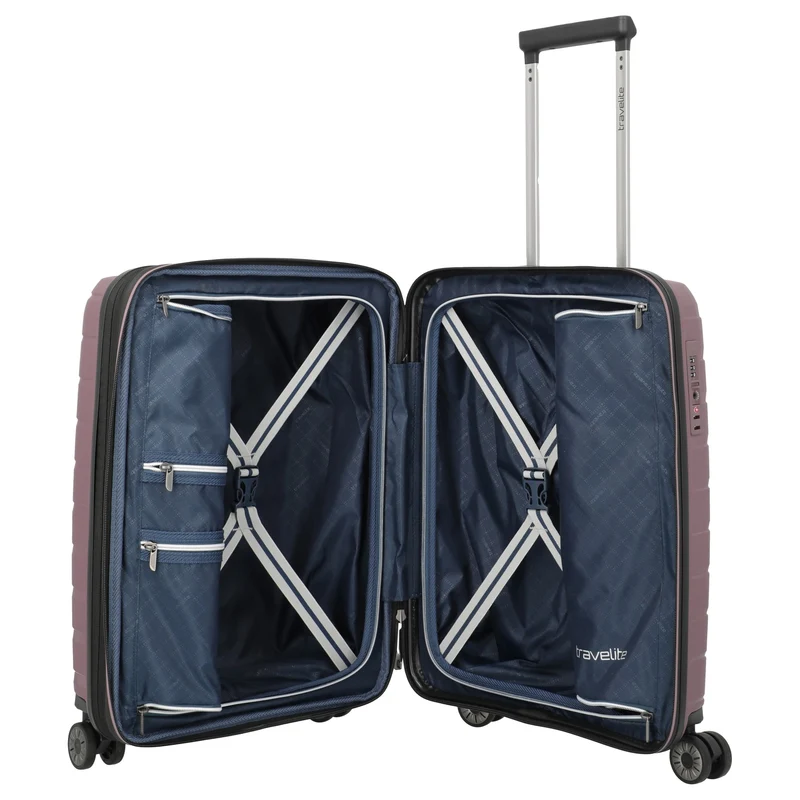 Travelite Air Base - 4-Rollen-Kabinentrolley S 55 cm erw. (flieder)