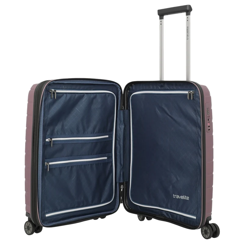Travelite Air Base - 4-Rollen-Kabinentrolley S 55 cm erw. (flieder)