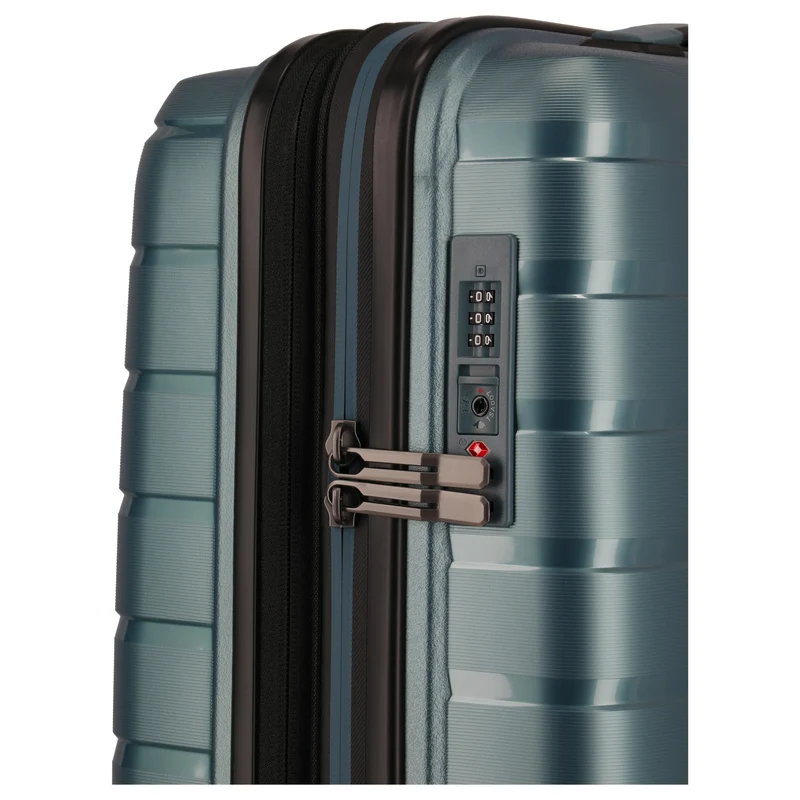 Travelite Air Base - 4-Rollen-Kabinentrolley S 55 cm erw. (iceblue)