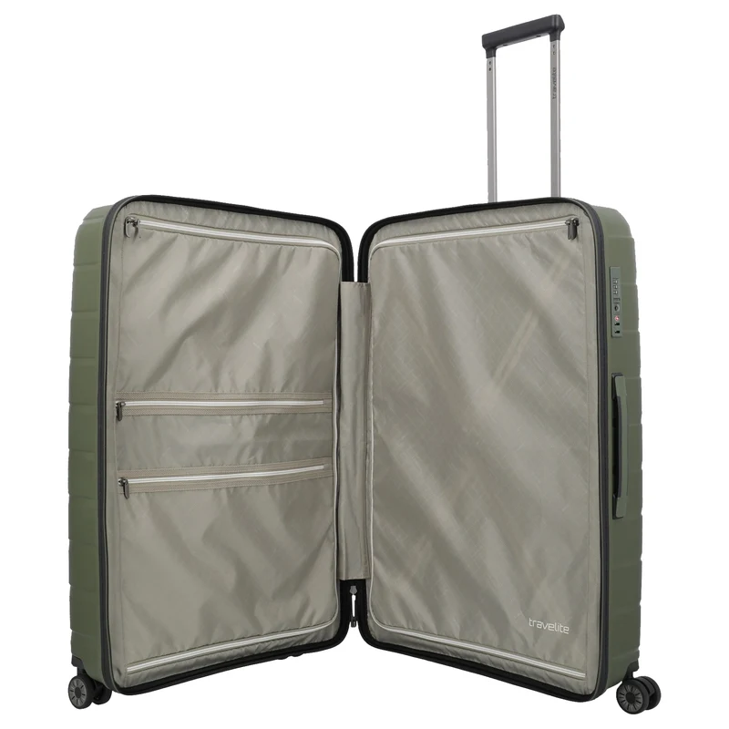 Travelite Air Base - 4-Rollen-Trolley Set 3tlg. erw. (olive)