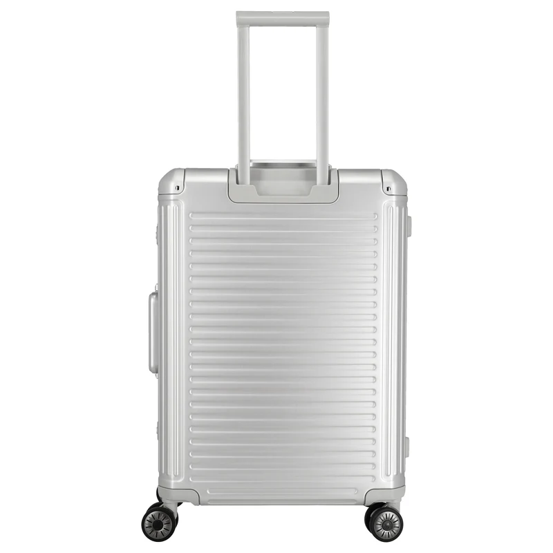 Travelite Next - 4-Rollen-Trolley M 67 cm (silber)