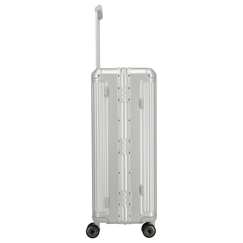 Travelite Next - 4-Rollen-Trolley L 77 cm (silber)
