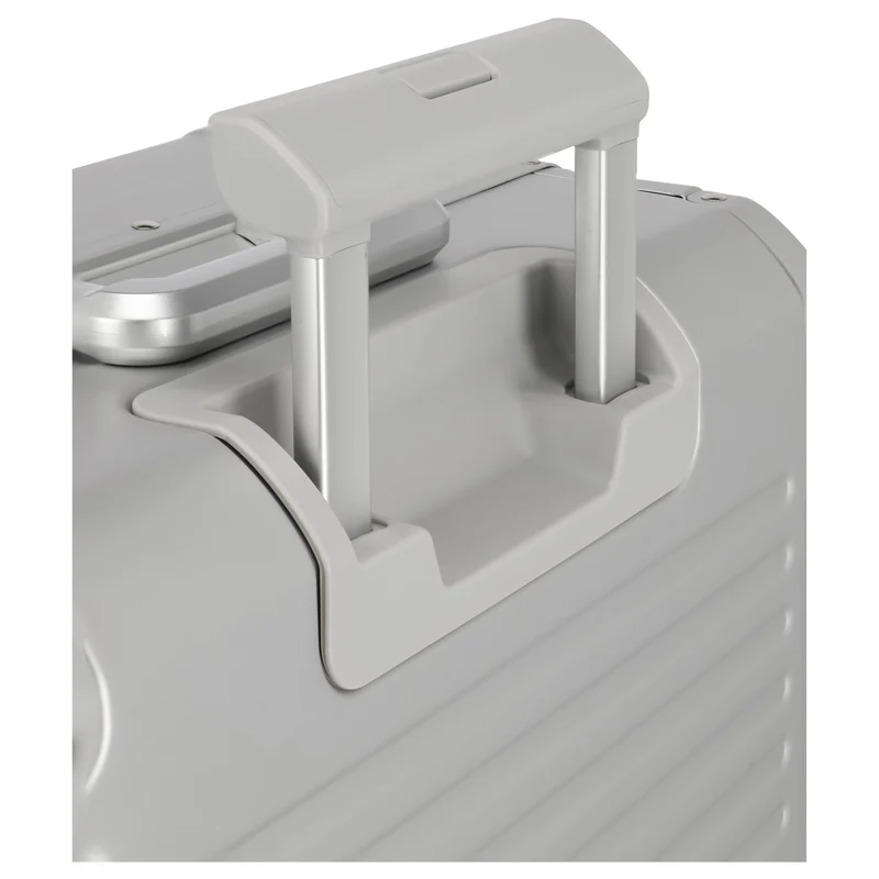Travelite Next - 4-Rollen-Trolley L 77 cm (silber)