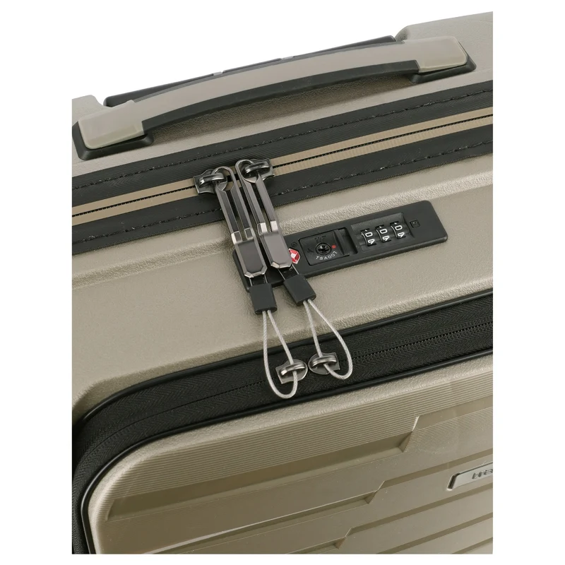 Travelite Air Base - 4-Rollen-Kabinentrolley mit Vortasche S 55 cm (champagner)
