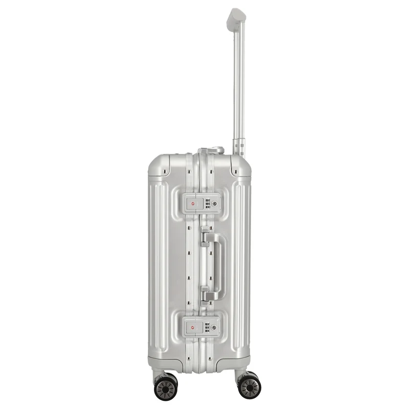Travelite Next - 4-Rollen-Kabinentrolley S 55 cm (silber)