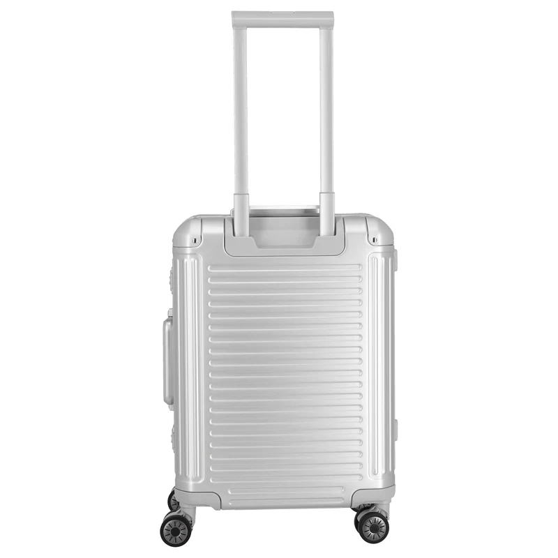 Travelite Next - 4-Rollen-Kabinentrolley S 55 cm (silber)