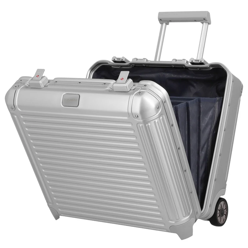 Travelite Next - 2-Rollen-Businesstrolley 45 cm (silver)