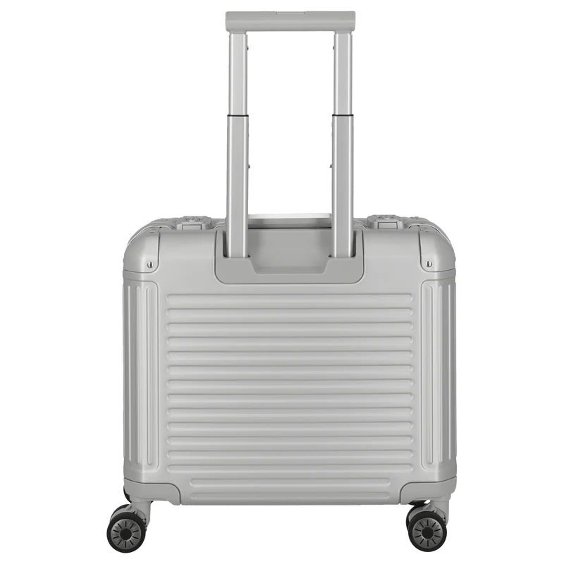 Travelite Next - 4-Rollen-Businesstrolley 45 cm (silber)
