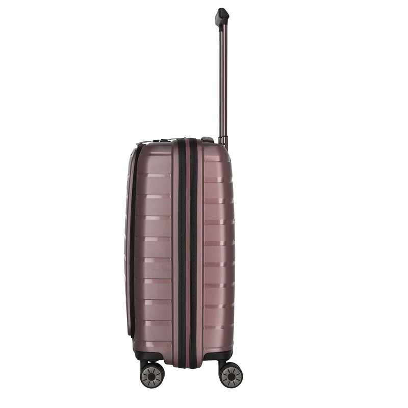 Travelite Air Base - 4-Rollen-Kabinentrolley mit Vortasche S 55 cm (flieder)