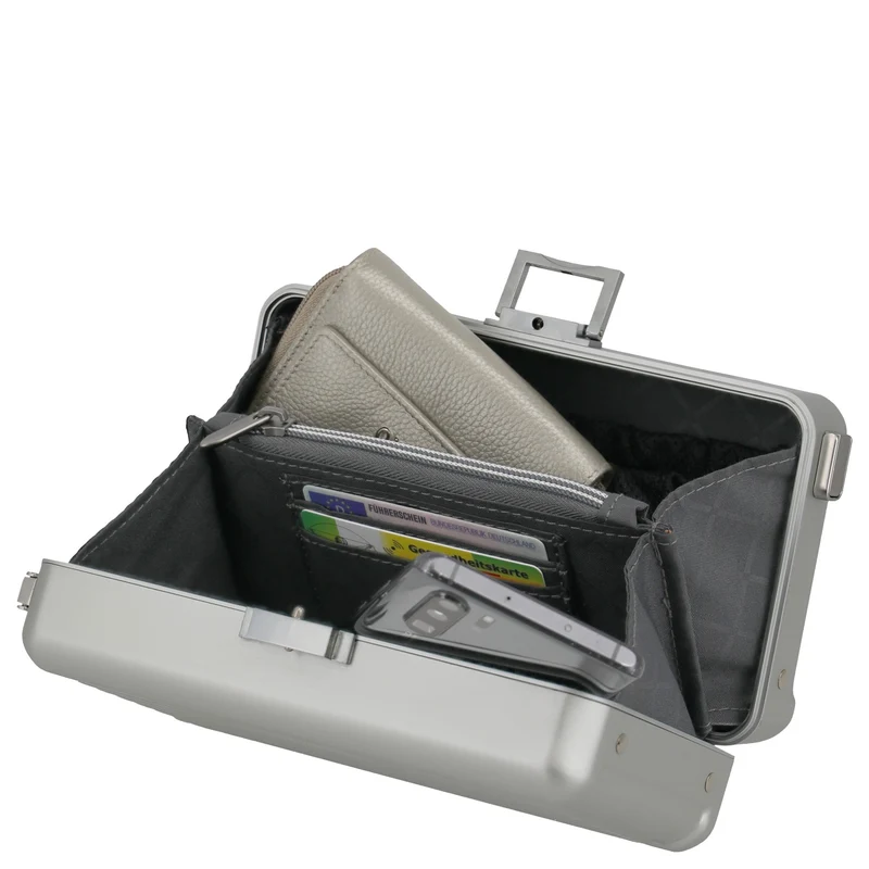 Travelite Next - Minicase/Umhängetasche 20 cm (silber)