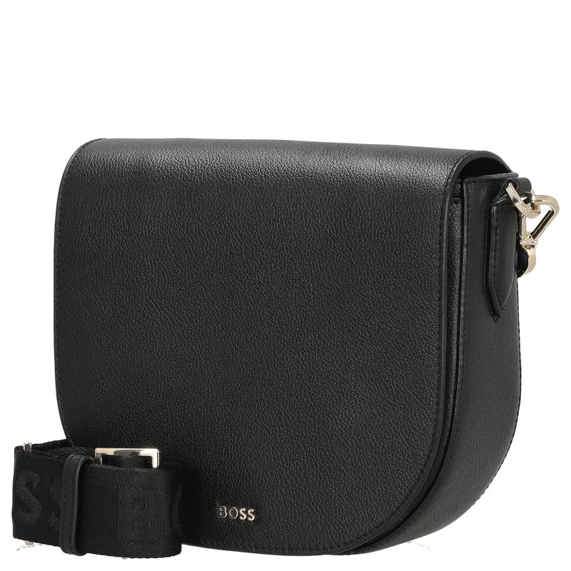 BOSS Women's Alyce Flap Xbody BM - Umhängetasche 21 cm (black)