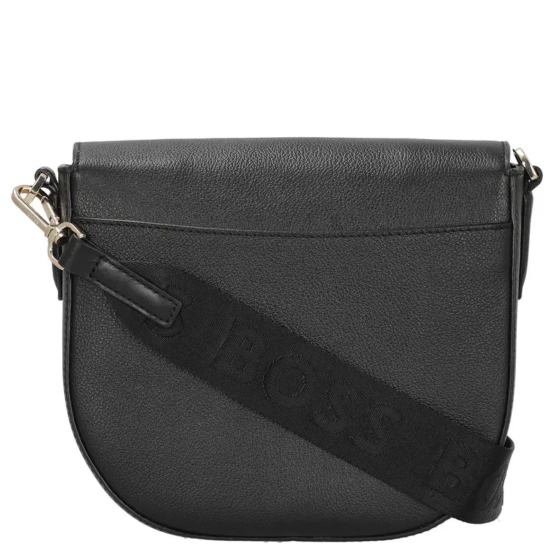 BOSS Women's Alyce Flap Xbody BM - Umhängetasche 21 cm (black)