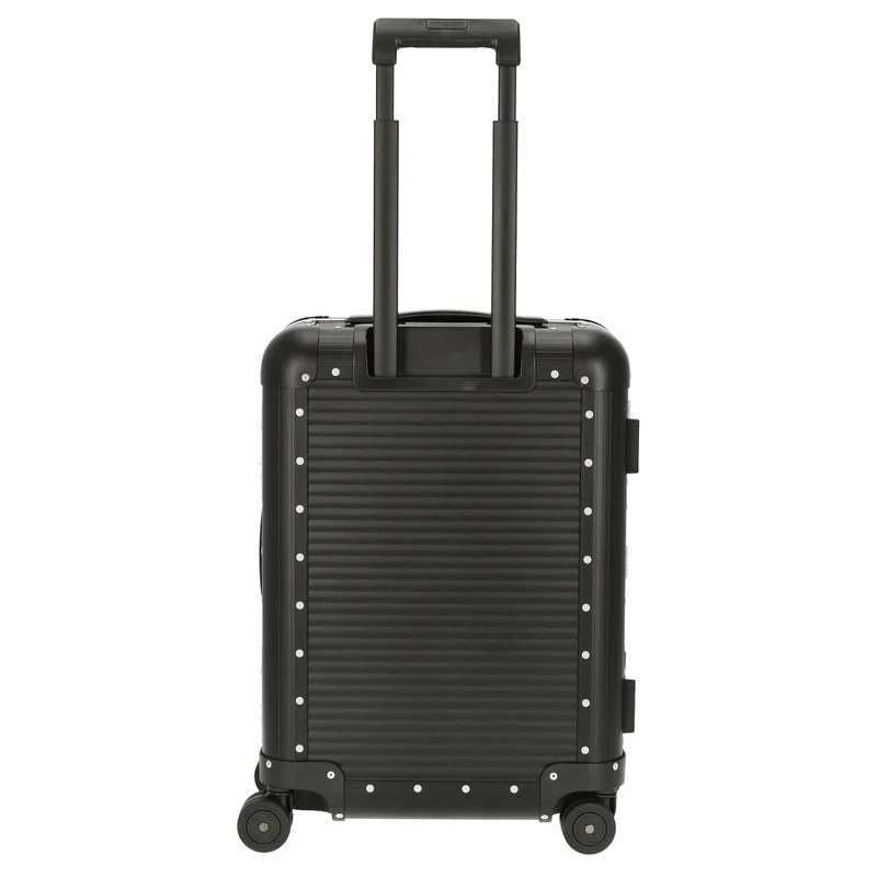 FPM Milano Bank aluminum Spinner 55 M - 4-Rollen-Kabinentrolley 55/25 cm (caviar black)