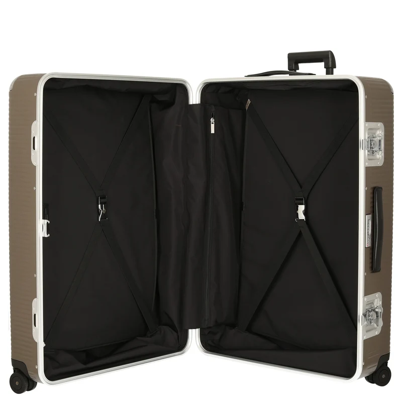 FPM Milano Bank Light Trunk on Wheels L - 4-Rollen-Trolley 82 cm (matt almond)
