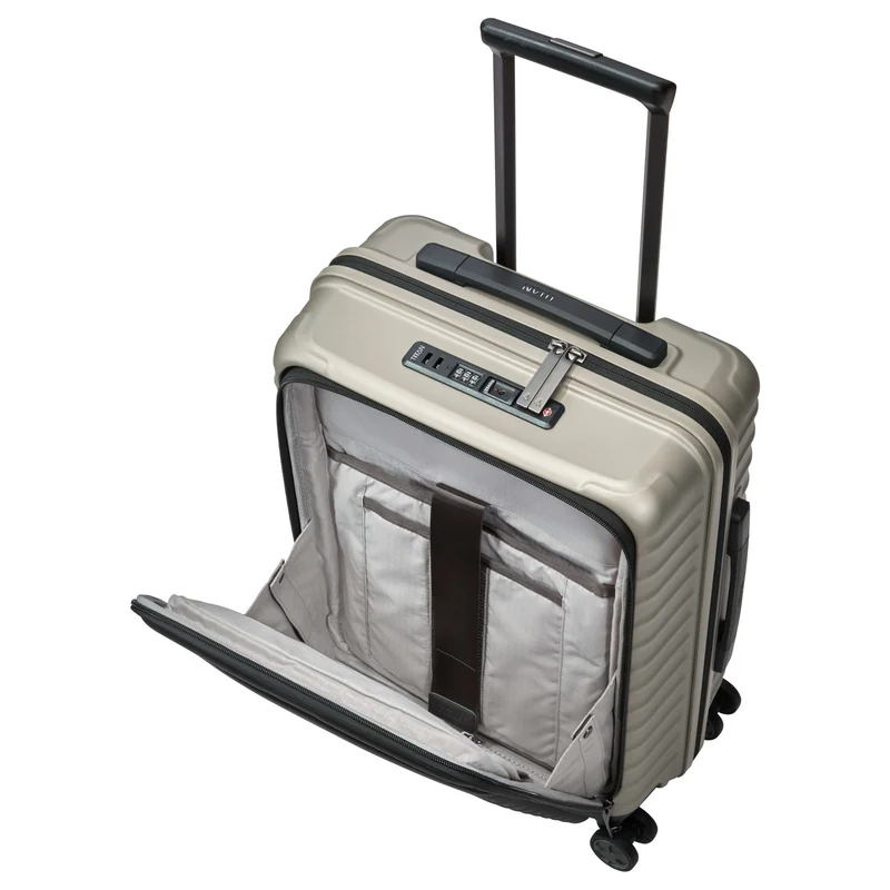 TITAN LITRON - 4-Rollen-Kabinentrolley mit Vortasche 55 cm (Champagner)
