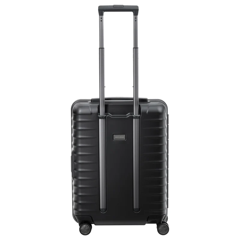 TITAN LITRON FRAME - 4-Rollen-Kabinentrolley mit Vortasche 55 cm (Schwarz)