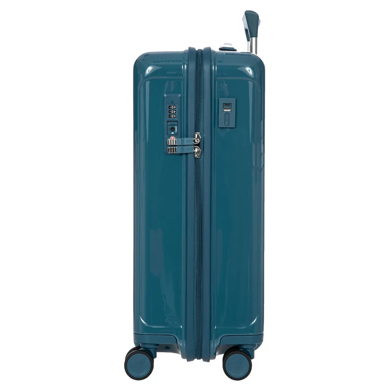 Brics Positano - 4-Rollen Kabinentrolley 55 cm USB (oktan)