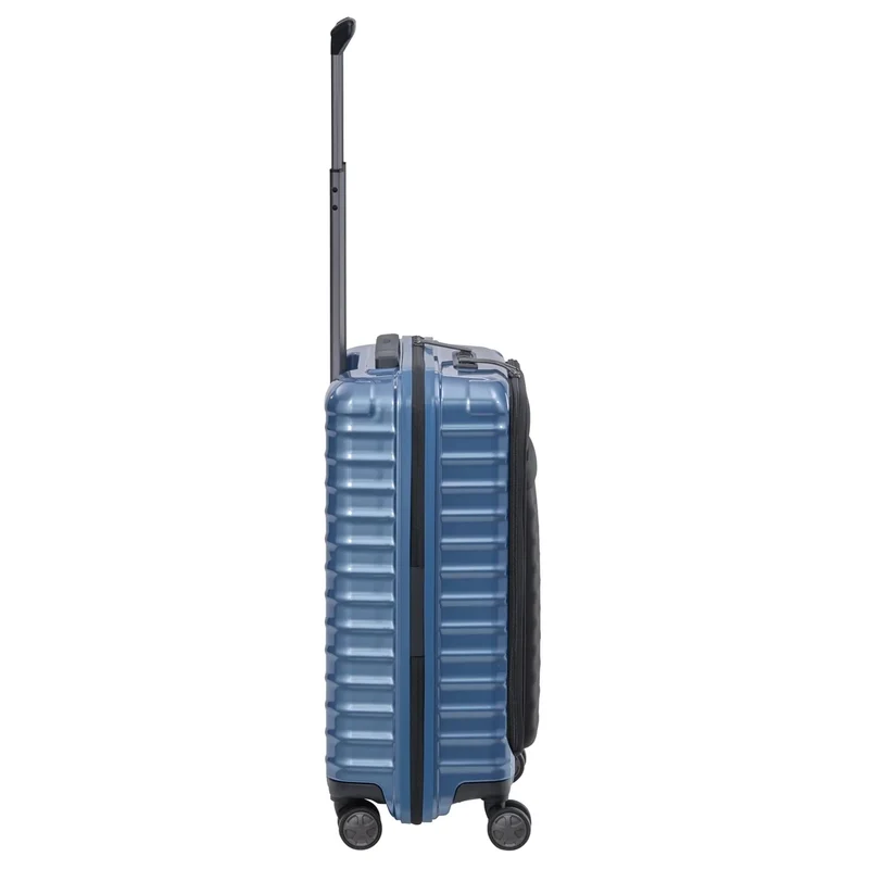 TITAN LITRON - 4-Rollen-Kabinentrolley mit Vortasche 55 cm (eisblau)