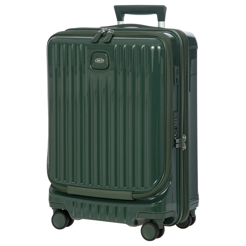 Brics Positano - 4-Rollen Kabinentrolley 55 cm USB erw. (emerald green)