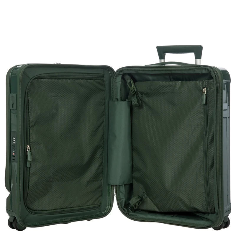 Brics Positano - 4-Rollen Kabinentrolley 55 cm USB erw. (emerald green)