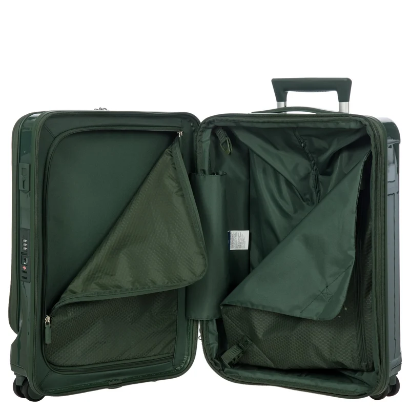 Brics Positano - 4-Rollen Kabinentrolley 55 cm USB erw. (emerald green)